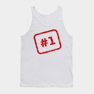 Number 1 Stamp Tank Top